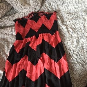 Chevron Maxi Dress